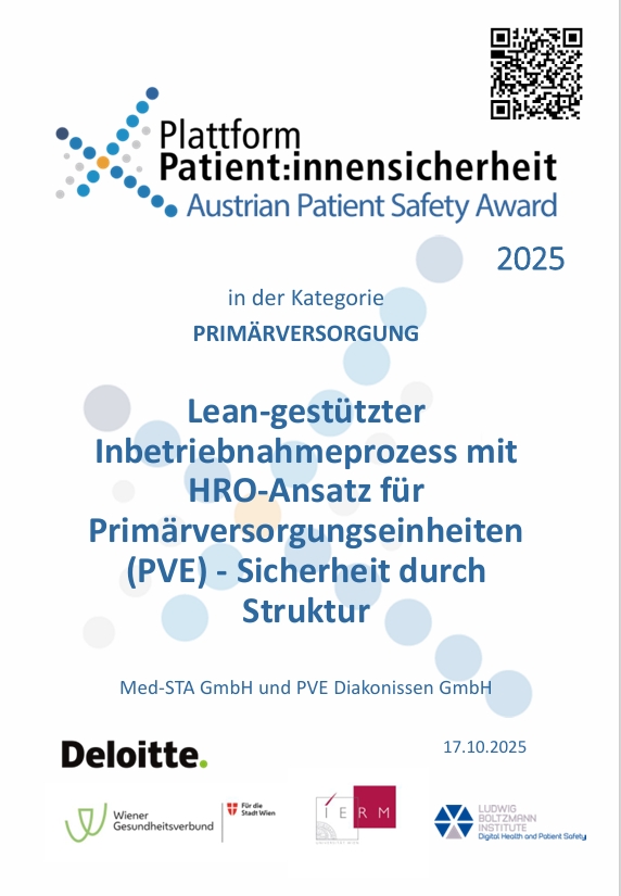 Austrian Patient Safety Award 2025